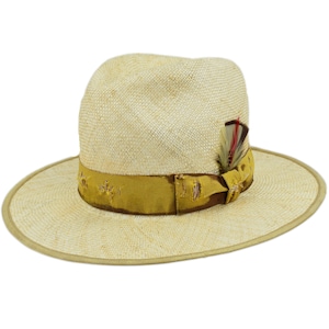 Riverside Fedora Straw Hat Handmade Hatmaker Sergio Anzani Melegari