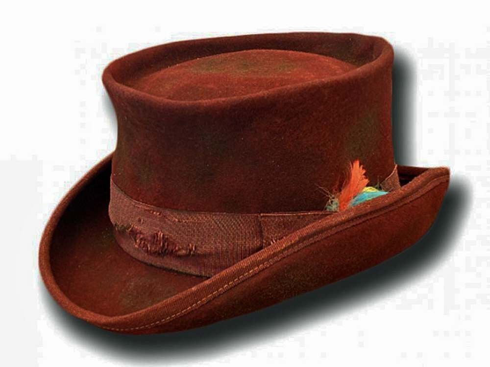 Rustic Desert Hat Western Desert Rat Top Hat Aged Dusty Handmade Sergio Anzani Hatmaker ...