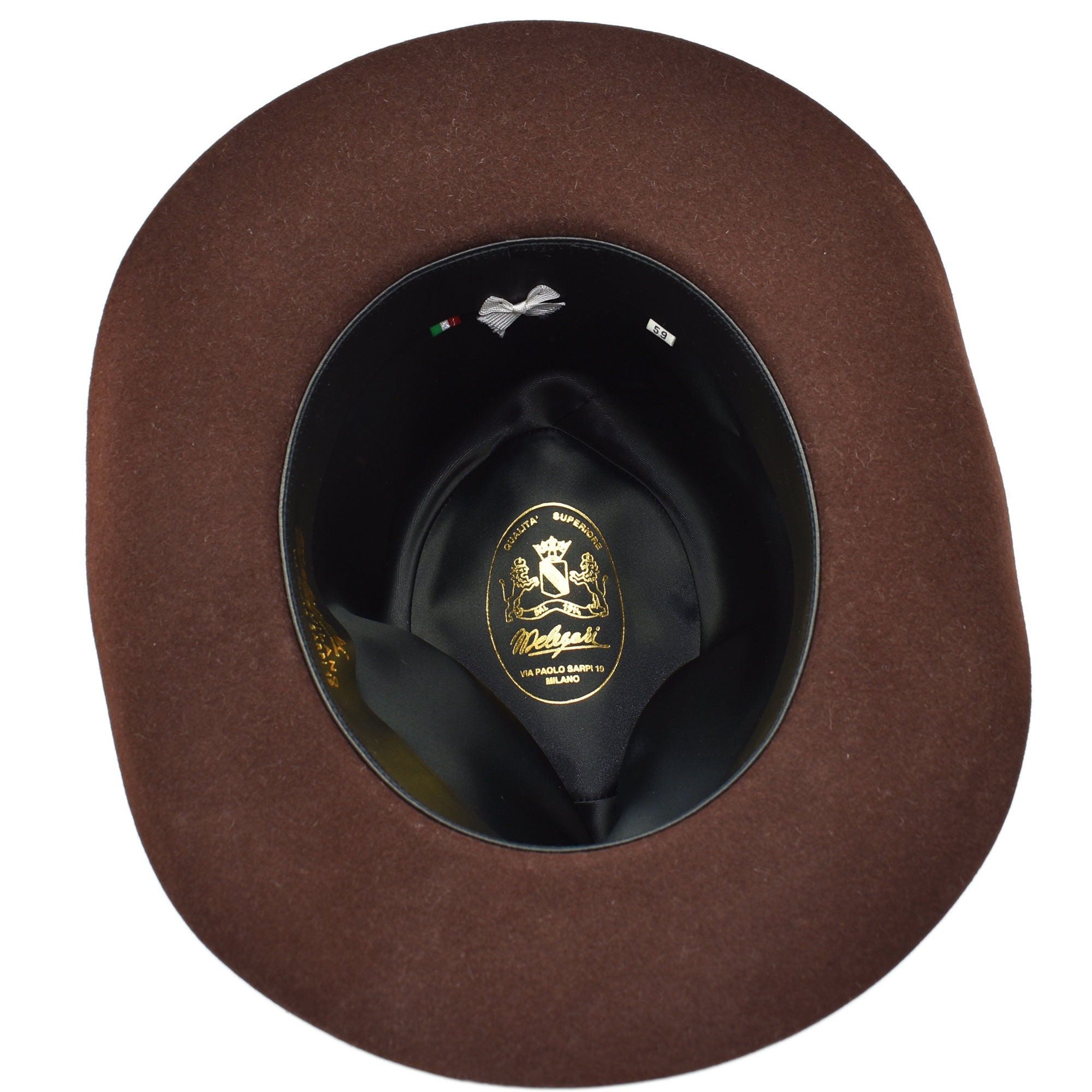 Melegari Fedora Raider Replica Hat Handmade Sergio Anzani Hatmaker