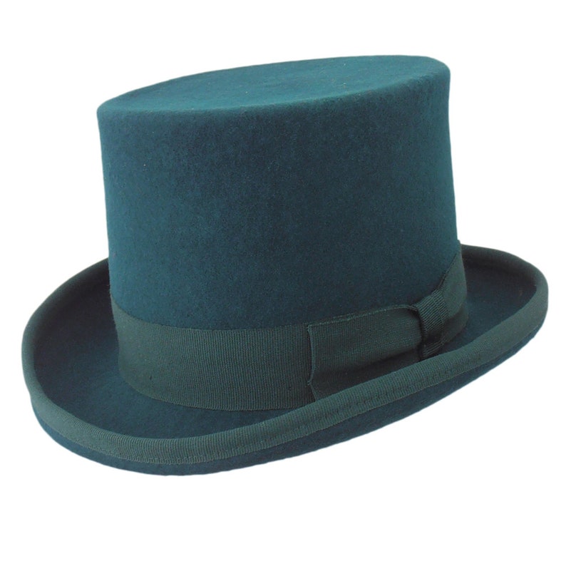 Melegari wool felt Top Hat handmade