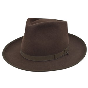 Melegari Fedora Johnny D top quality replica hat handmade Sergio Anzani hatmaker