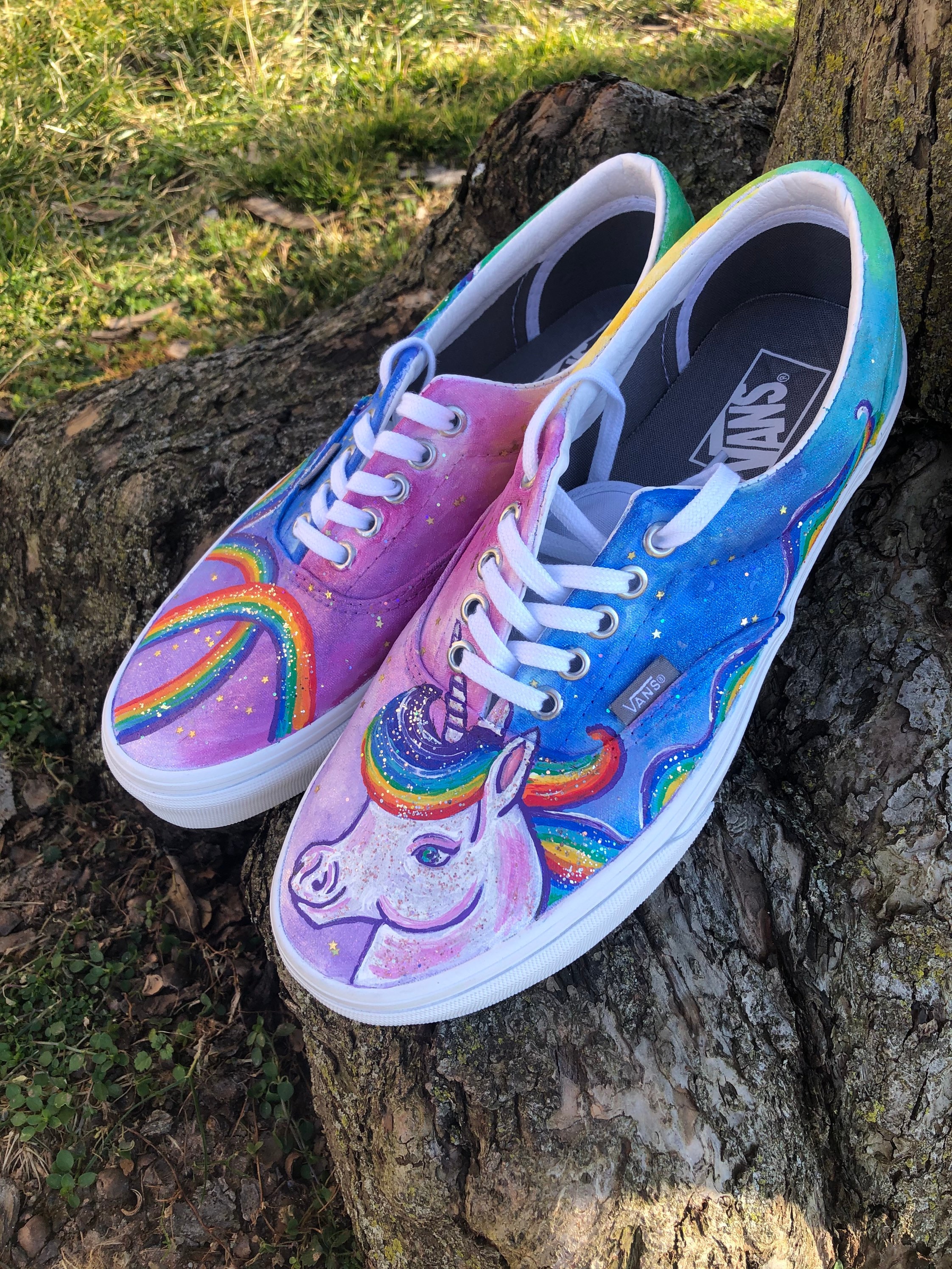 sparkly unicorn shoes