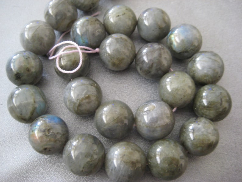 Labradorite 16mm Round Beads 25pcs