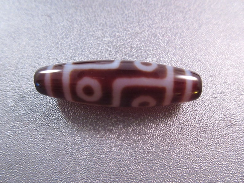 Tibetan Dzi Agate Six Eye Dzi Bead 1pc