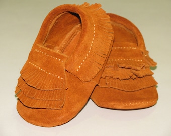 Wildleder Baby Mokassins