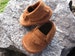 Brown Baby Moccasins. Kids moccasins.  Leather baby moccasins.Peter Pan Shoes.Robin Hood moccs.Baby Girl Boy Moccasins.Sizes 0m-3m,6m-18m,4t 