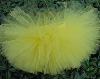 Newborn Tutu Baby Tutu Toddler Tutu Tulle Tutu Infant Tutu Birthday Tutu 1t Tutu  Yellow Tutu Skirts Girl Tutu Ballet Tutu