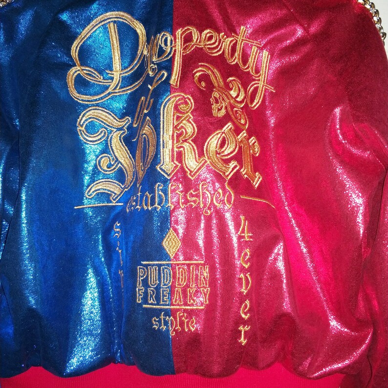 Original Harley Quinn jacket Cosplay Harley Quinn Costume Etsy