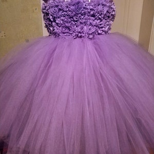 Flower Girl Dress Princess Sofia Dress Lavender Tulle Dress Flower  Girl Dress Baby Tutu