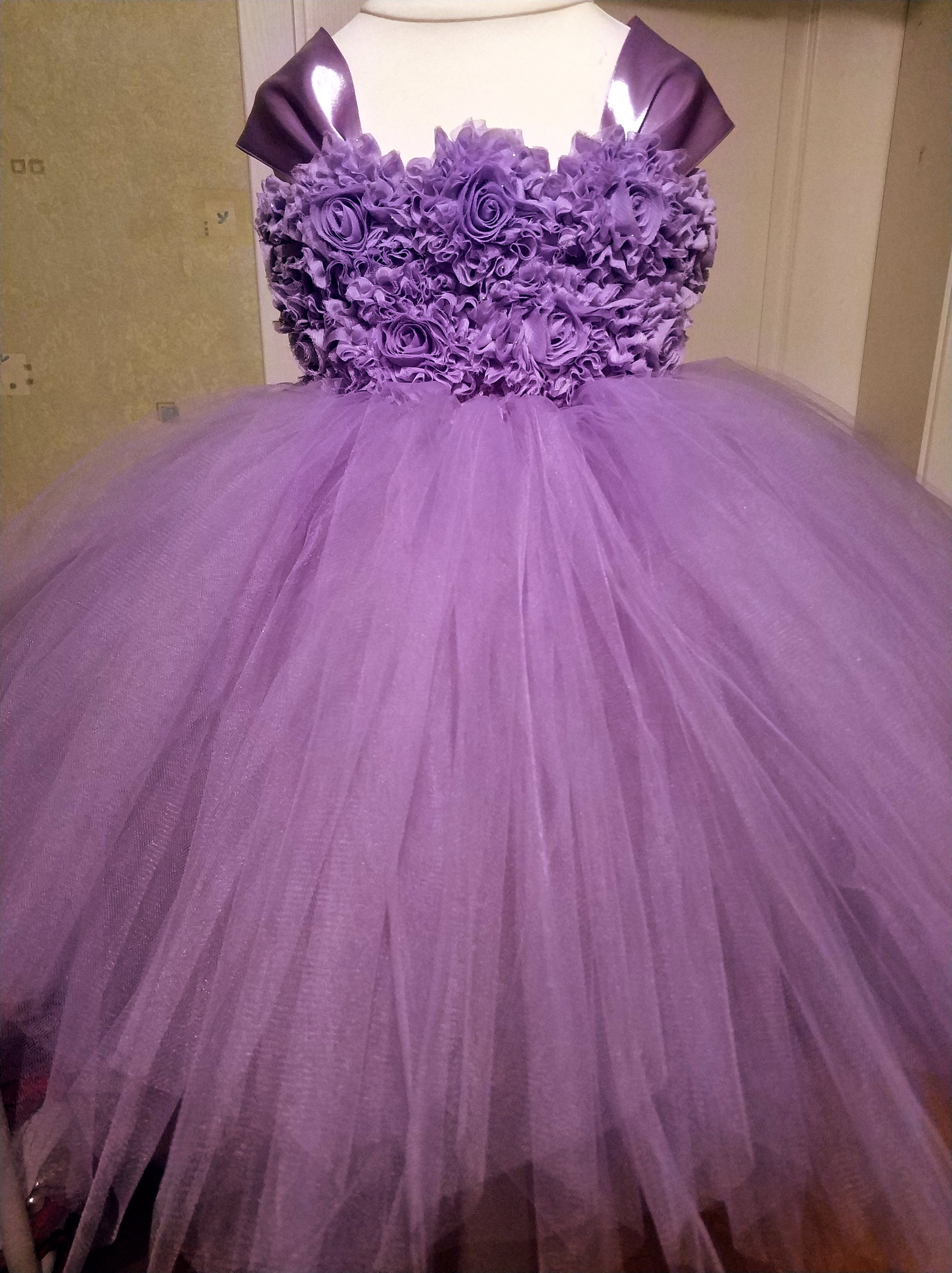 Flower Girl Dress Princess Sofia Dress Lavender Tulle Dress Flower  Girl Dress Baby Tutu