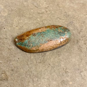 Natural Royston Turquoise Cabochon, Old stock