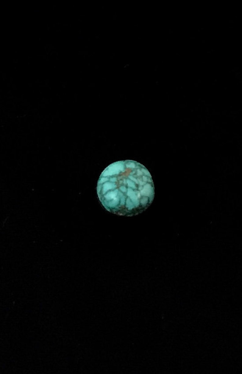 Classic Lone Mountain Spiderweb Turquoise Cabochon Gem Turquoise old stock material hand made AAAA Gem Grade rare
