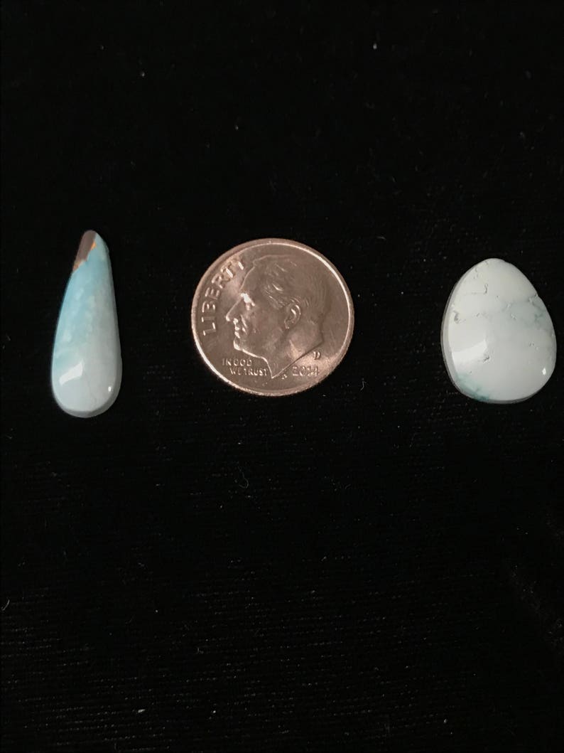 old stock material pre 1990 stock Nevada Waterweb Turquoise Cabochon