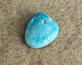 Classic Nevada Spiderweb Turquoise Cabochon, High Grade, old stock material, spiderweb,  pre 1988 stock