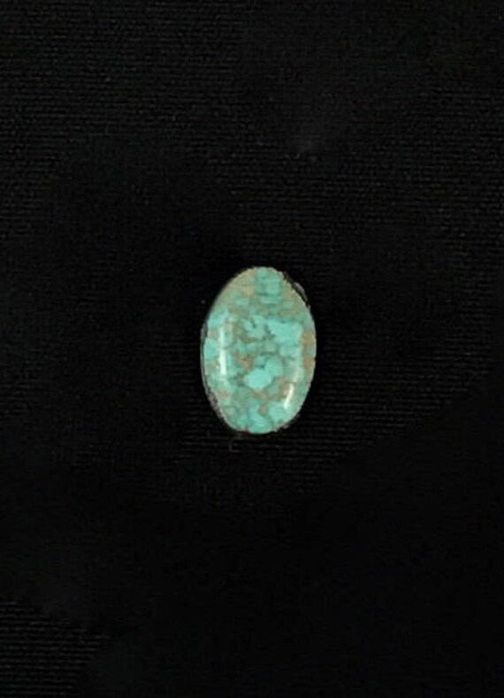 Classic Lone Mountain Spiderweb Turquoise Cabochon Gem Turquoise old stock material hand made AAAA Gem Grade rare