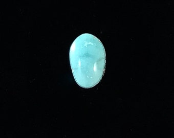 Nevada Natural Turquoise Cabochon, old stock material, spiderweb, Gem Turquoise, pre 1990 stock