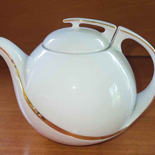 Vintage Seltmann Weiden, Bavaria - Single Porcelain Atomic Teapot - Saturn Design