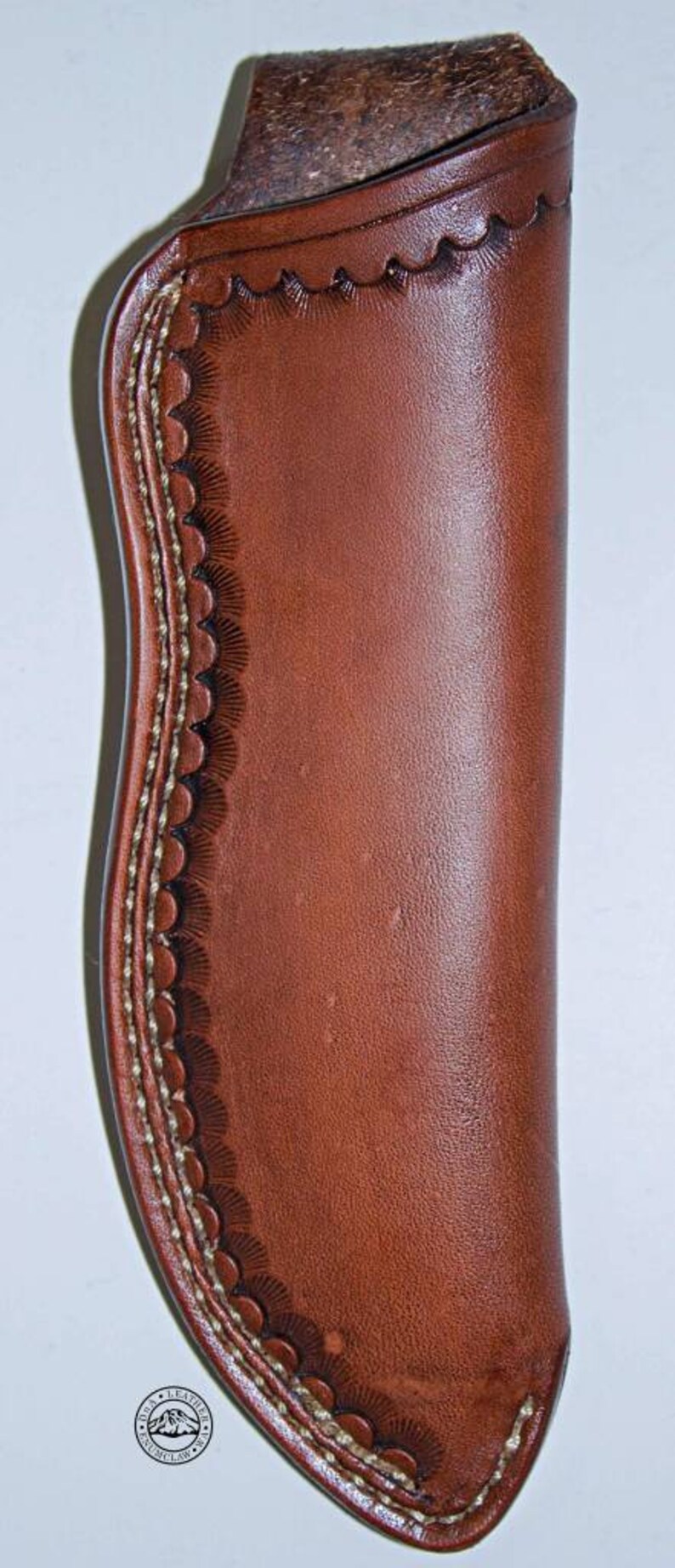 Custom Leather Knife Sheath 5 1/2 X 1 3/4 Etsy