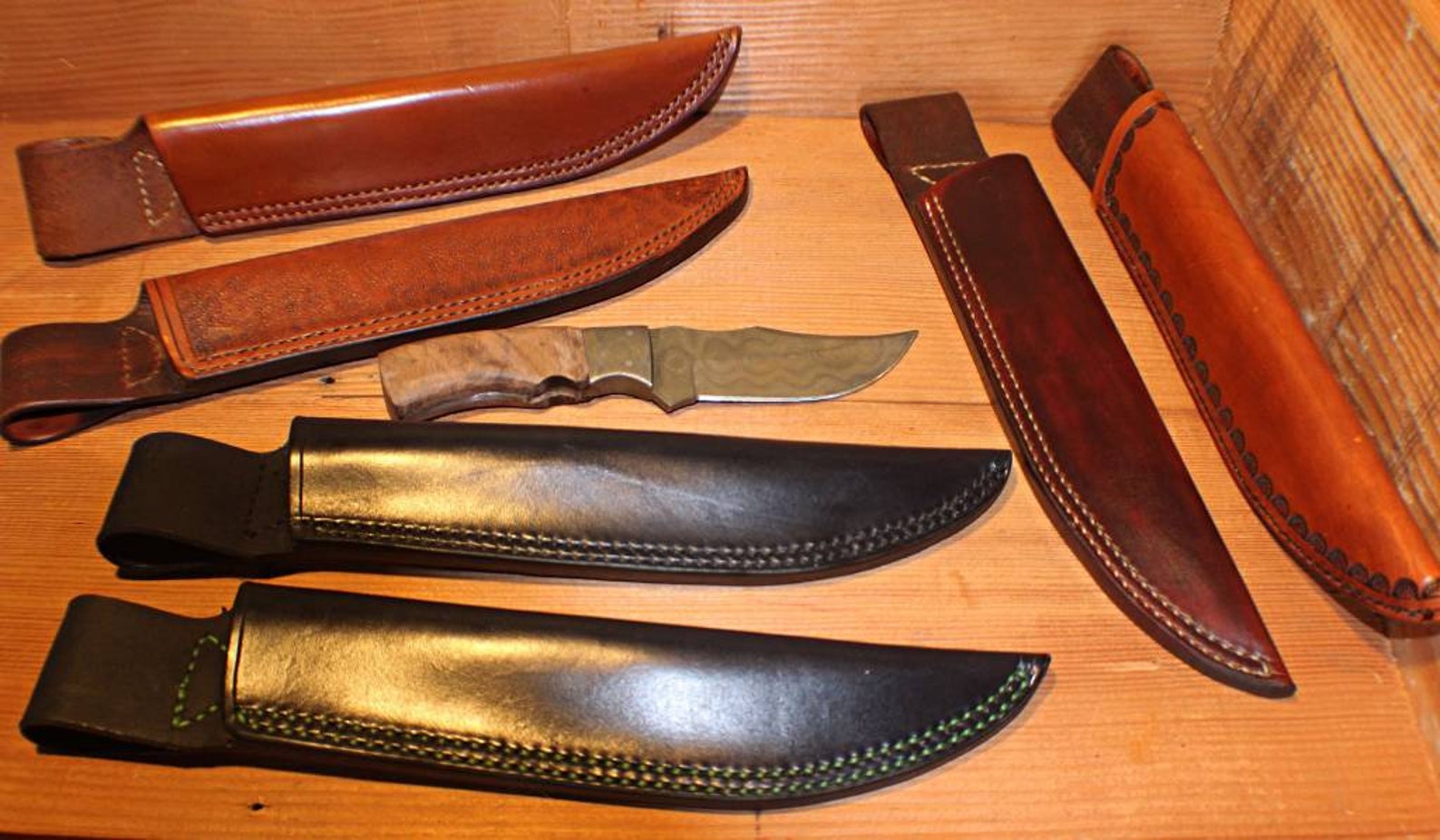 Leather Knife Sheaths Fillet Knife Sheath Fishing Gifts Etsy