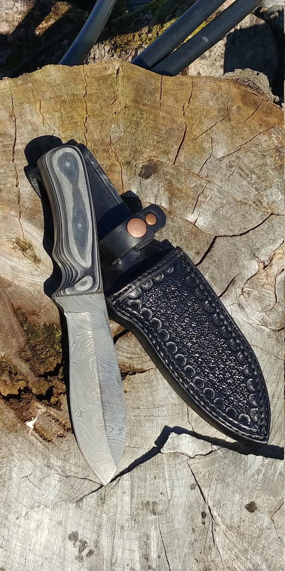 Large Knife Sheath 5 1/2 blade length & 1 3/4 Etsy