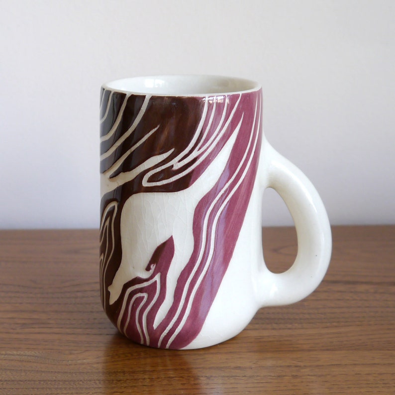 Very rare Etta Eaton Australian ceramics pottery mugs mid Etsy