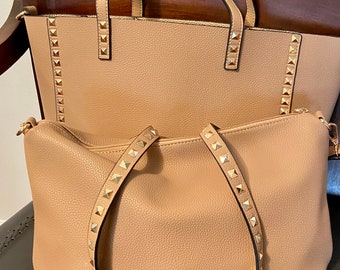 tote bag with studs