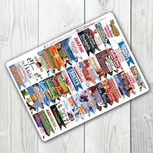 2016's - 25 Days of Christmas Movie Page Flag Stickers