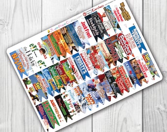 2016's - 25 Days of Christmas Movie Page Flag Stickers