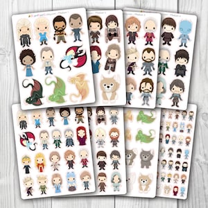 GoT Character Stickers