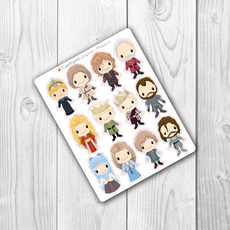 GoT Character Stickers image 4