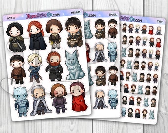 GoT (set 2) Character Stickers