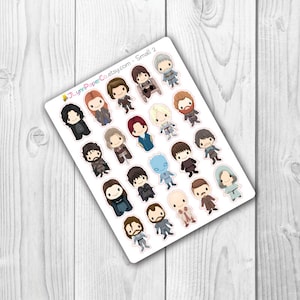 GoT Character Stickers image 7