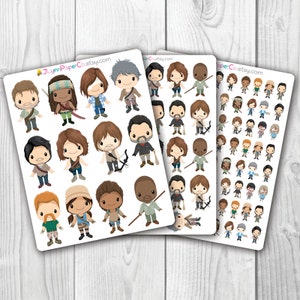 TWD Zombie Apocalypse Stickers