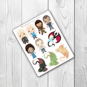 GoT Character Stickers image 2