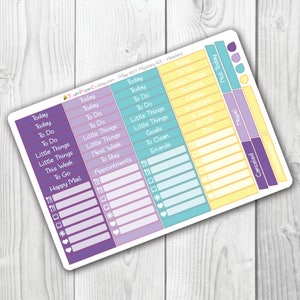 Mermaid DELUXE Weekly Planner Sticker Kit - Etsy