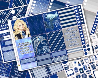 Blue House Luna Deluxe Weekly Planner Sticker Kit