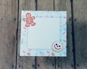 Christmas Cookie Sticky Note Pad