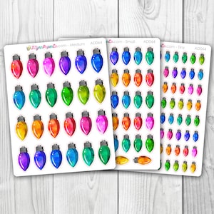 Adesivos decorativos de luzes de Natal | AD064