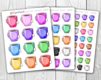 Tea Mug Stickers AD020