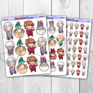 Golden Grannies Character Stickers