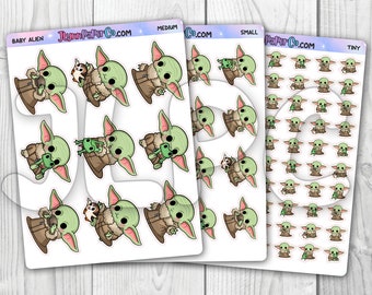 Baby Alien Character Stickers