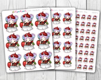 Starshine Eating Spaghetti Character Stickers | SS047