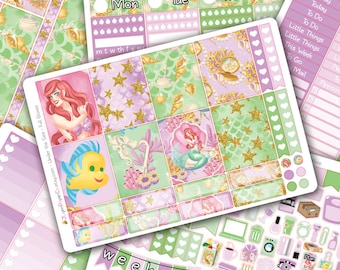 Under the Sea DELUXE Weekly Planner Sticker Kit