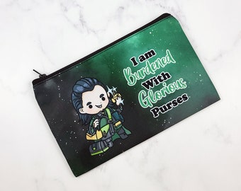 Glorious Purses Accessory Pouch | Pencil Bag | Zipper Bag | Makeup Bag | Fandom