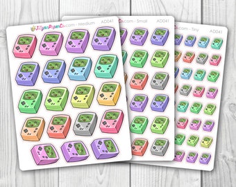 Kawaii Game Boy Stickers | AD041