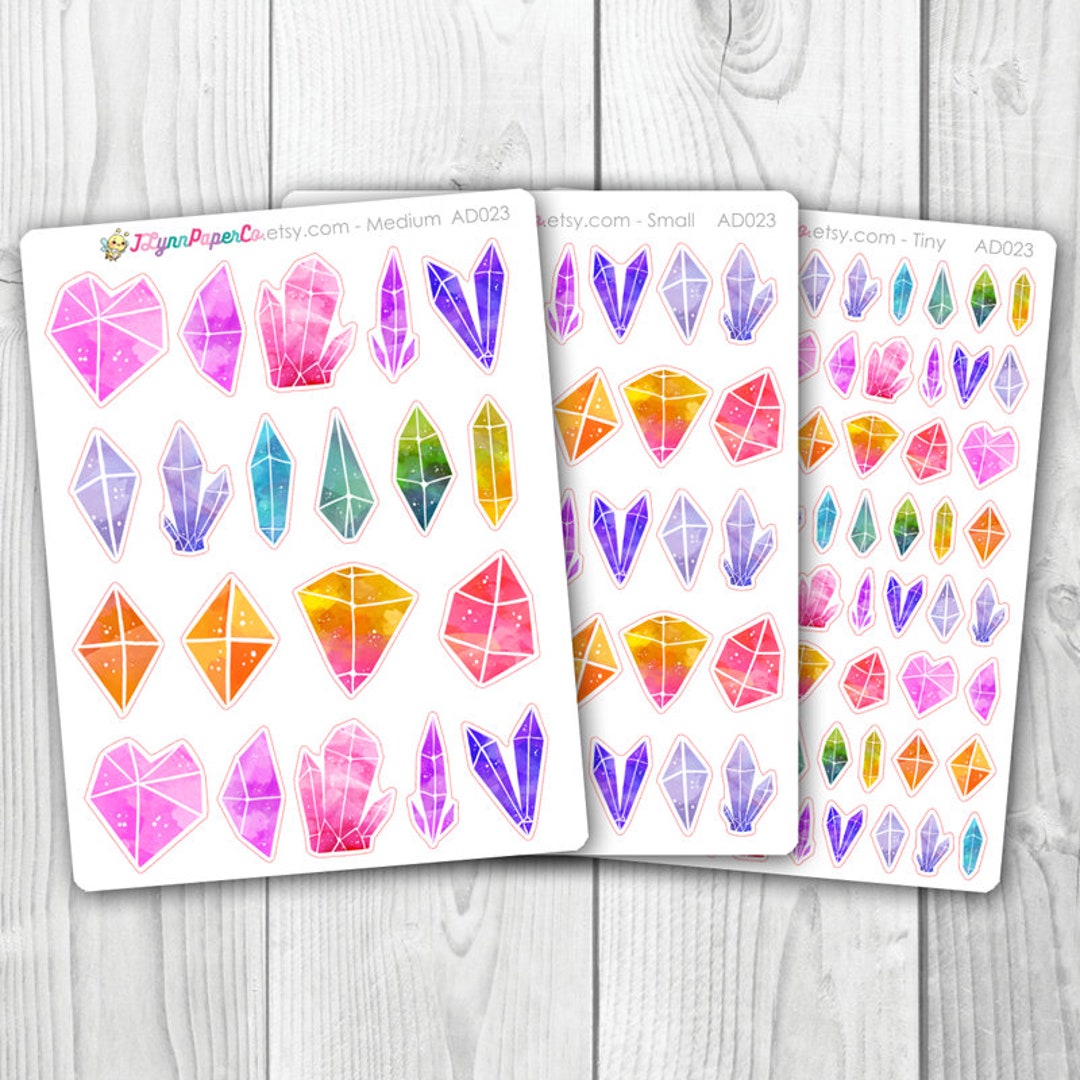 Crystal Stickers AD023 - Etsy