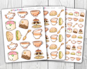 Kawaii Tea Party Deco Stickers | AD059