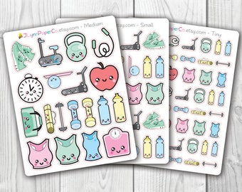 Kawaii Fitness Stickers AL001