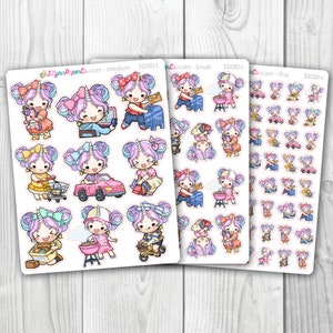 Starshine Variety set 2 Character Stickers | SS030