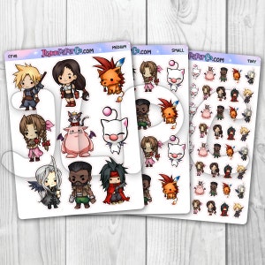 FFVII キャラクターステッカー